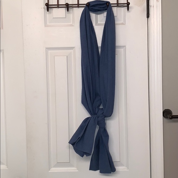 AMERICAN APPAREL BLUE flannel scarf - Picture 1 of 3